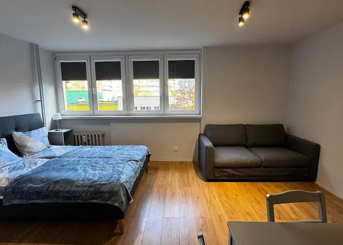 Nowoczesny Apartament Sky Tower Blisko Centrum Apartman *